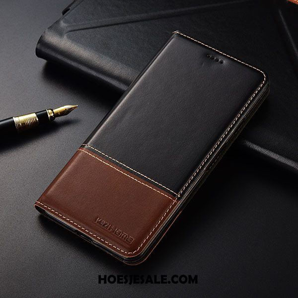 Nokia 2.1 Hoesje Leren Etui Leer Mobiele Telefoon Rood Gemengde Kleuren Sale