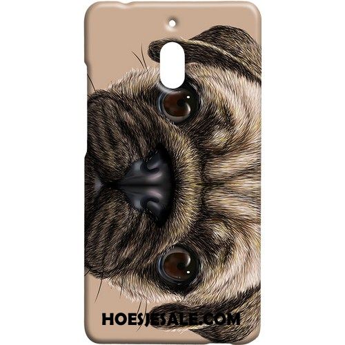 Nokia 2.1 Hoesje Oog Mooie Hond Mini Schrobben Goedkoop