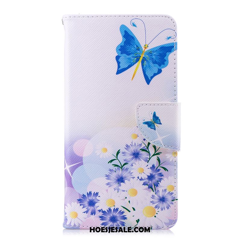 Nokia 2.2 Hoesje Blauw Anti-fall Folio Leren Etui Mooie Winkel