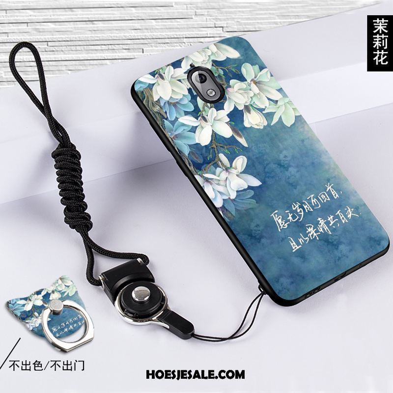 Nokia 3.1 Hoesje Bescherming Hoes Scheppend Blauw Mobiele Telefoon Sale