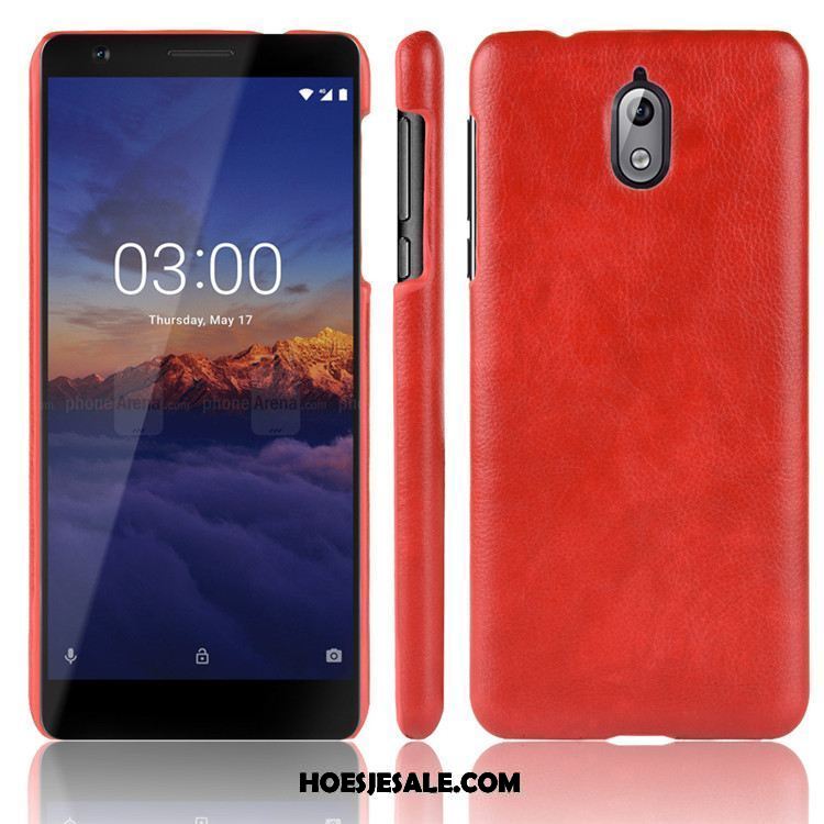 Nokia 3.1 Hoesje Leer Patroon Hard Soort Aziatische Vrucht Anti-fall Goedkoop