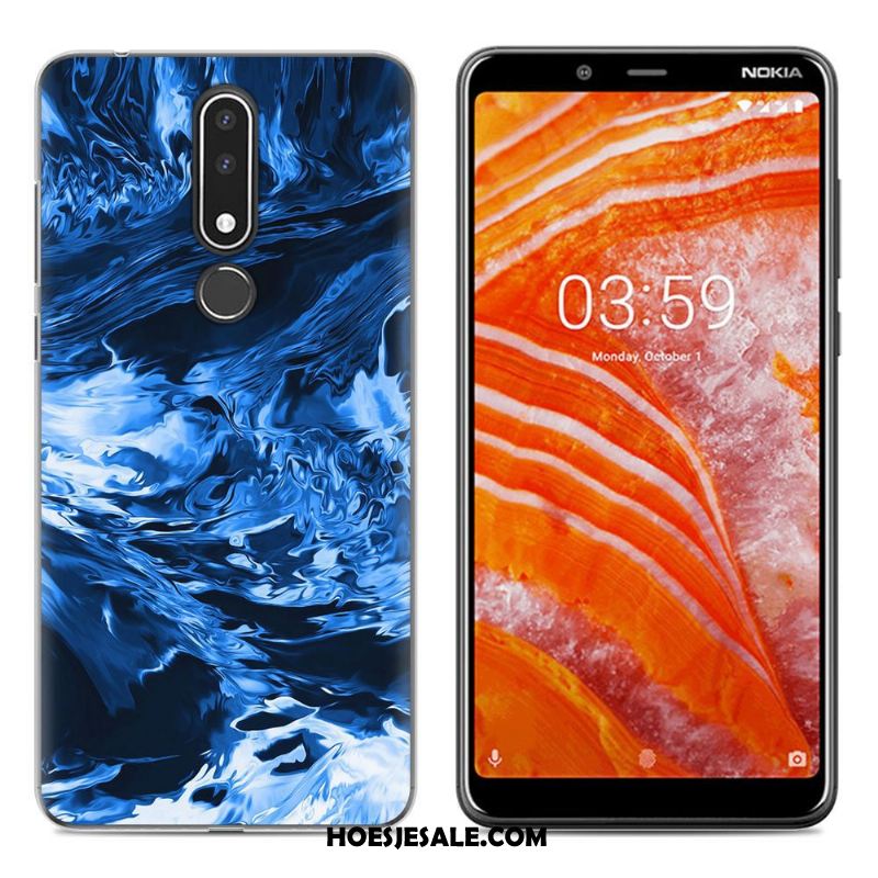 Nokia 3.1 Plus Hoesje Groen Mobiele Telefoon Geschilderd Nieuw Zacht Kopen