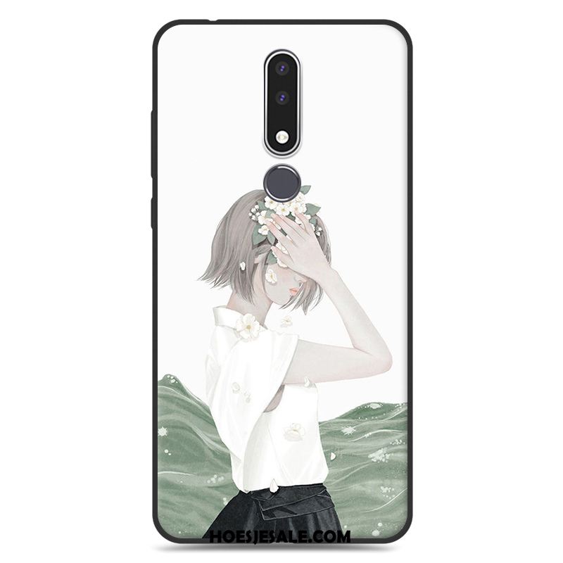 Nokia 3.1 Plus Hoesje Hanger Zacht Bescherming Siliconen Licht Sale