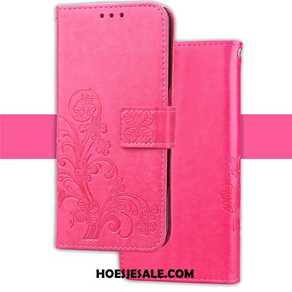 Nokia 3.1 Plus Hoesje Leren Etui Hoes Hanger Lucky Portemonnee Goedkoop