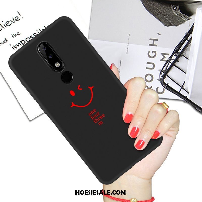 Nokia 3.1 Plus Hoesje Spotprent Trendy Merk Net Red Mooie Bescherming Sale