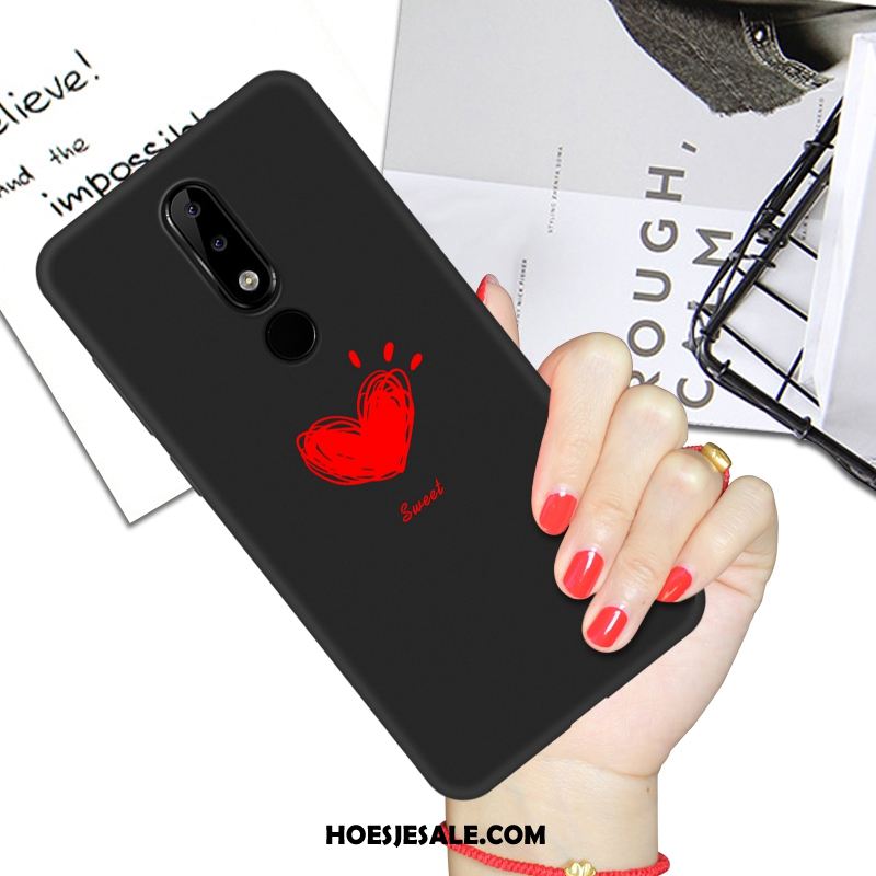 Nokia 3.1 Plus Hoesje Spotprent Trendy Merk Net Red Mooie Bescherming Sale