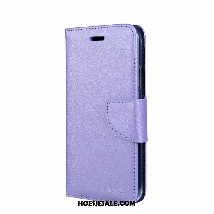 Nokia 3.2 Hoesje Bescherming Kaart Folio Purper Hoes Sale