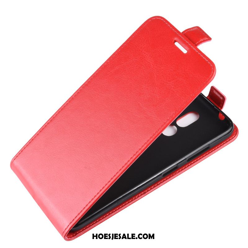 Nokia 3.2 Hoesje Folio Mobiele Telefoon Anti-fall Hanger Leren Etui Goedkoop