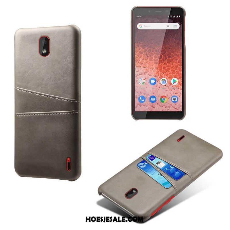 Nokia 4.2 Hoesje Mobiele Telefoon Anti-fall Leren Etui Bescherming Oranje Winkel