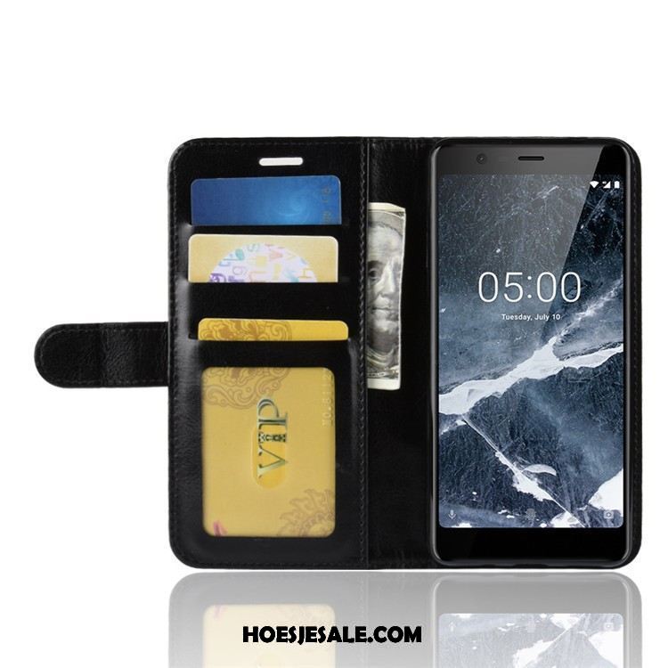 Nokia 5.1 Hoesje Hoes All Inclusive Anti-fall Folio Leren Etui Aanbiedingen