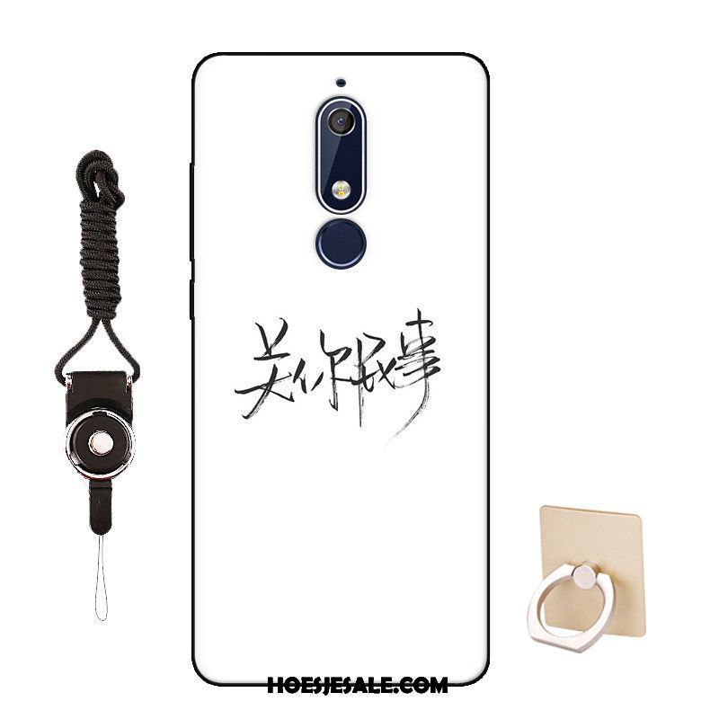 Nokia 5.1 Hoesje Hoes Wit Geschilderd All Inclusive Anti-fall Online