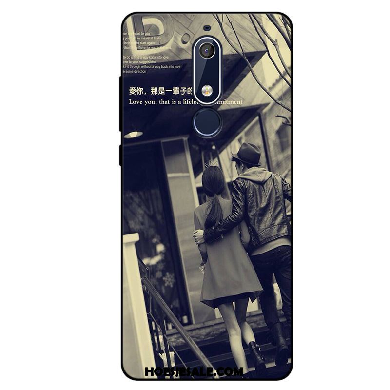 Nokia 5.1 Hoesje Mobiele Telefoon Siliconen Eenvoudige Anti-fall Kunst Aanbiedingen