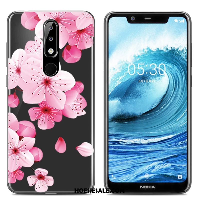 Nokia 5.1 Plus Hoesje Roze Doorzichtig Spotprent Mobiele Telefoon Zacht Kopen