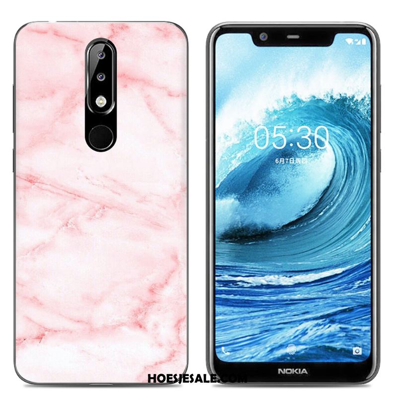 Nokia 5.1 Plus Hoesje Roze Doorzichtig Spotprent Mobiele Telefoon Zacht Kopen