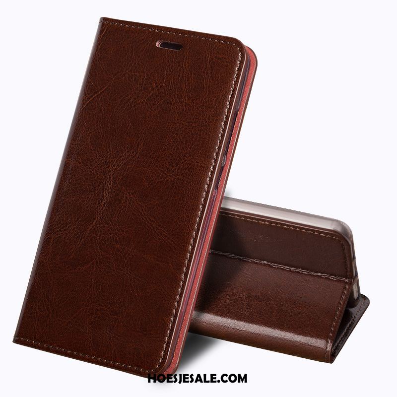 Nokia 5.3 Hoesje Echt Leer Vintage Folio Bescherming Zacht Korting