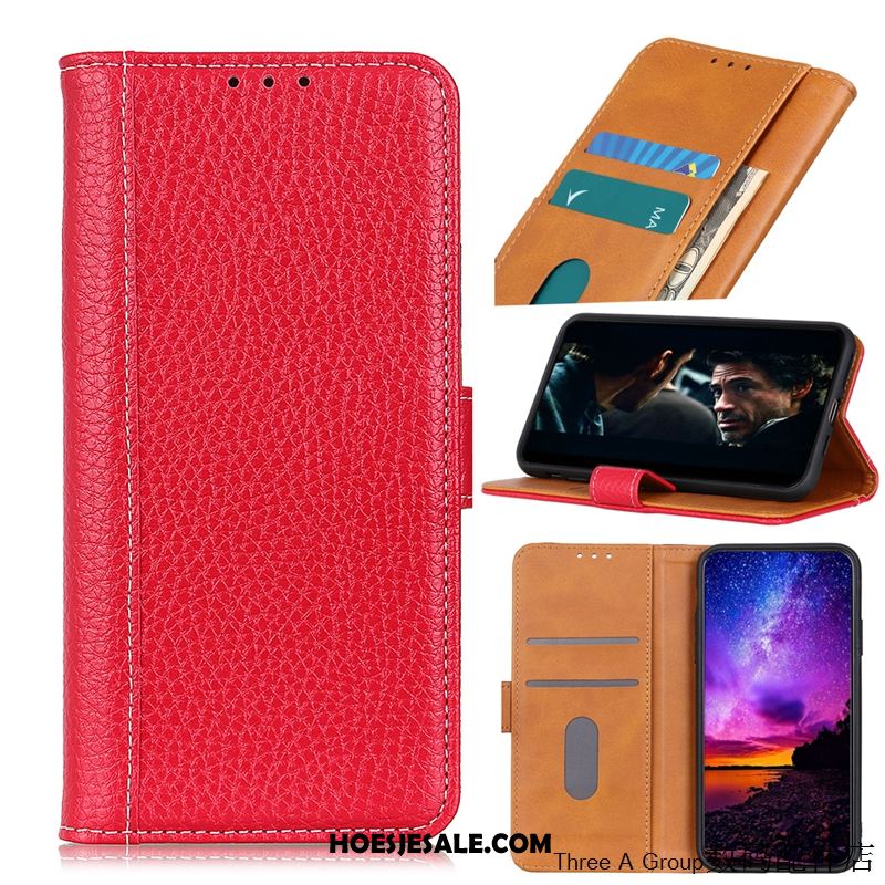 Nokia 5.3 Hoesje Leren Etui Verbinding Anti-fall Patroon Kaart Goedkoop