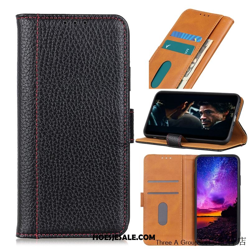 Nokia 5.3 Hoesje Leren Etui Verbinding Anti-fall Patroon Kaart Goedkoop