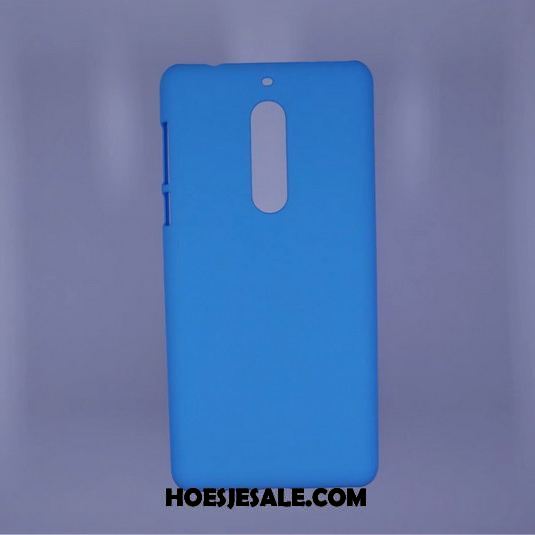 Nokia 5 Hoesje Mobiele Telefoon Schrobben Hard Blauw Bedrijf Kopen