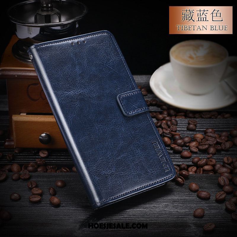Nokia 6.1 Hoesje Leren Etui Folio Mobiele Telefoon Ondersteuning Scheppend Kopen