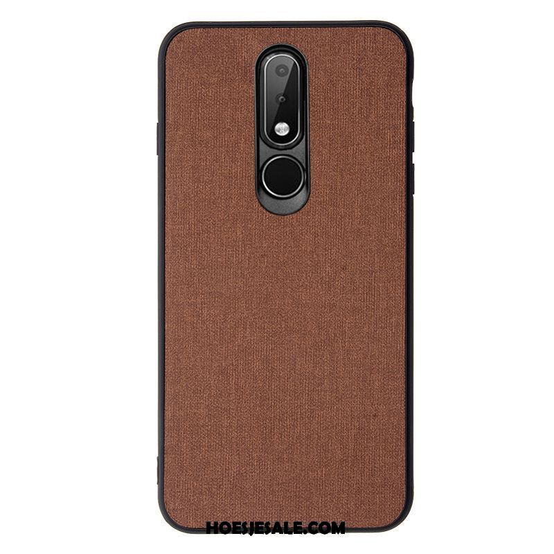 Nokia 6.1 Hoesje Zacht Original Hoes Patroon Groen Winkel