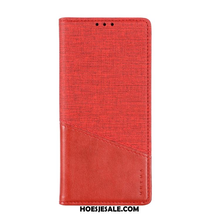 Nokia 6.2 Hoesje Magnetisch Kaart Clamshell Leren Etui Canvas Kopen