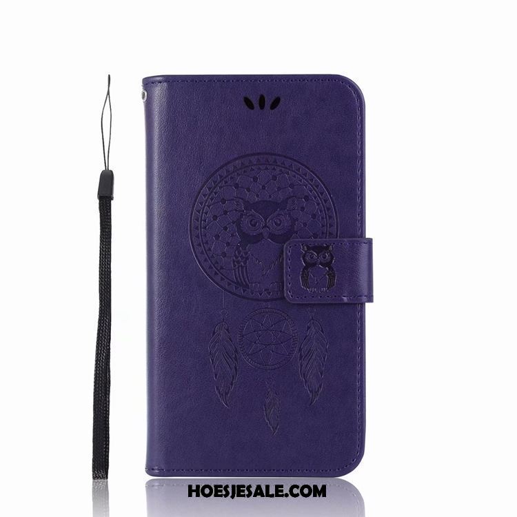 Nokia 6 Hoesje Anti-fall Hoes Bescherming Leren Etui Blauw Online