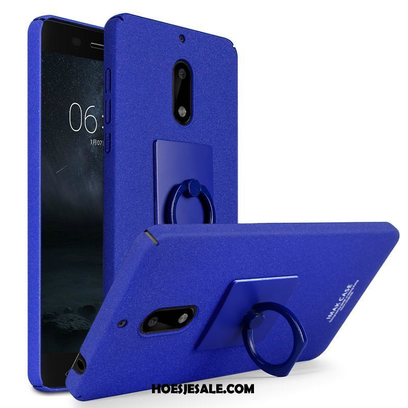 Nokia 6 Hoesje Hoes Blauw Mobiele Telefoon Bescherming Ring Sale