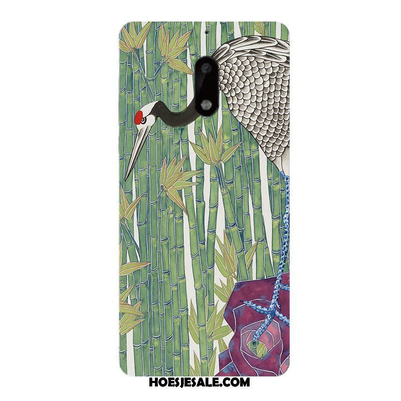 Nokia 6 Hoesje Hoes Bloemen All Inclusive Rood Hard Online