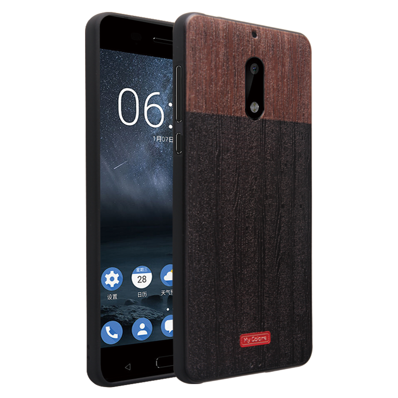 Nokia 6 Hoesje Hoes Spotprent Anti-fall Zacht Trend Online