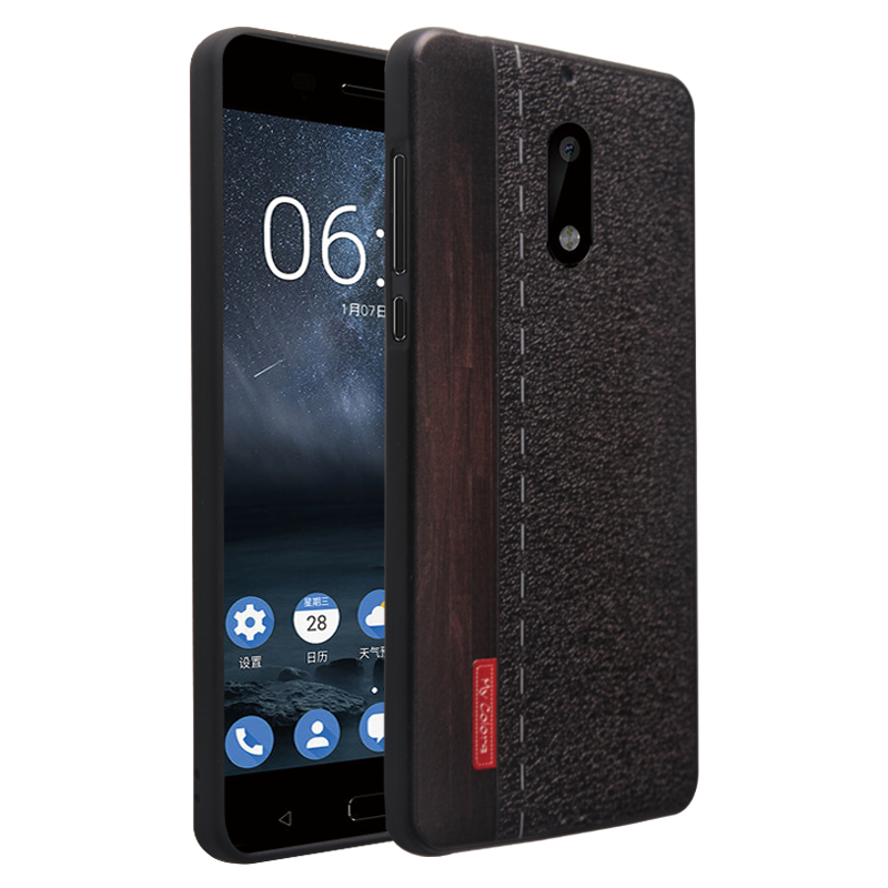 Nokia 6 Hoesje Hoes Spotprent Anti-fall Zacht Trend Online