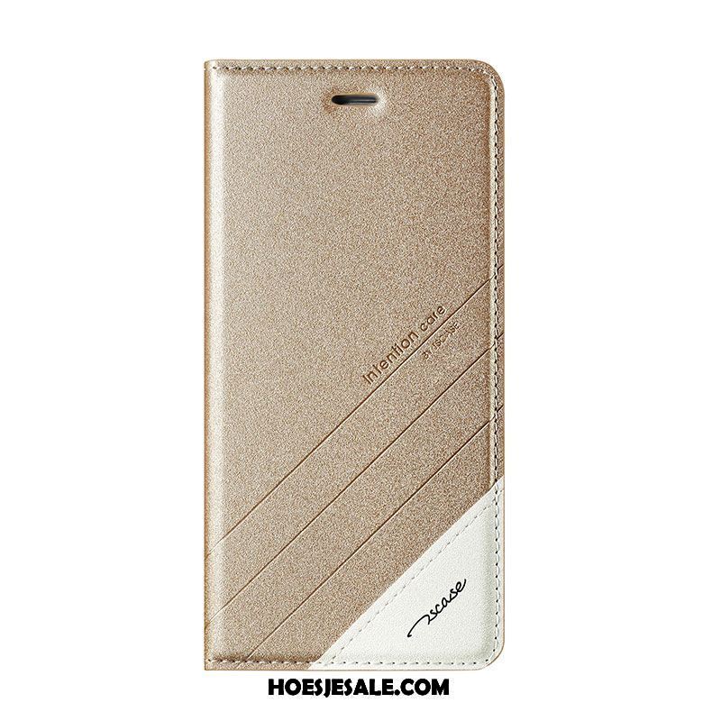 Nokia 6 Hoesje Mobiele Telefoon Hoes Bescherming Blauw Leren Etui Goedkoop