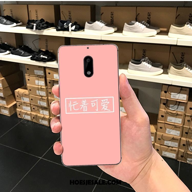 Nokia 6 Hoesje Vers Zacht Roze Hoes Siliconen Korting