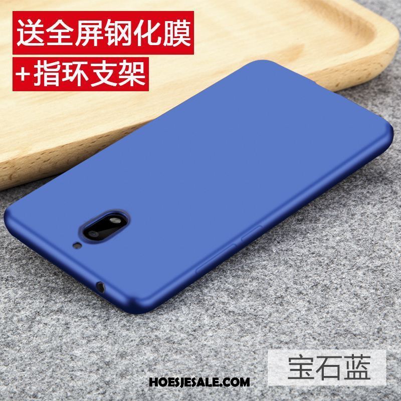 Nokia 6 Hoesje Zacht Mobiele Telefoon All Inclusive Blauw Siliconen Goedkoop