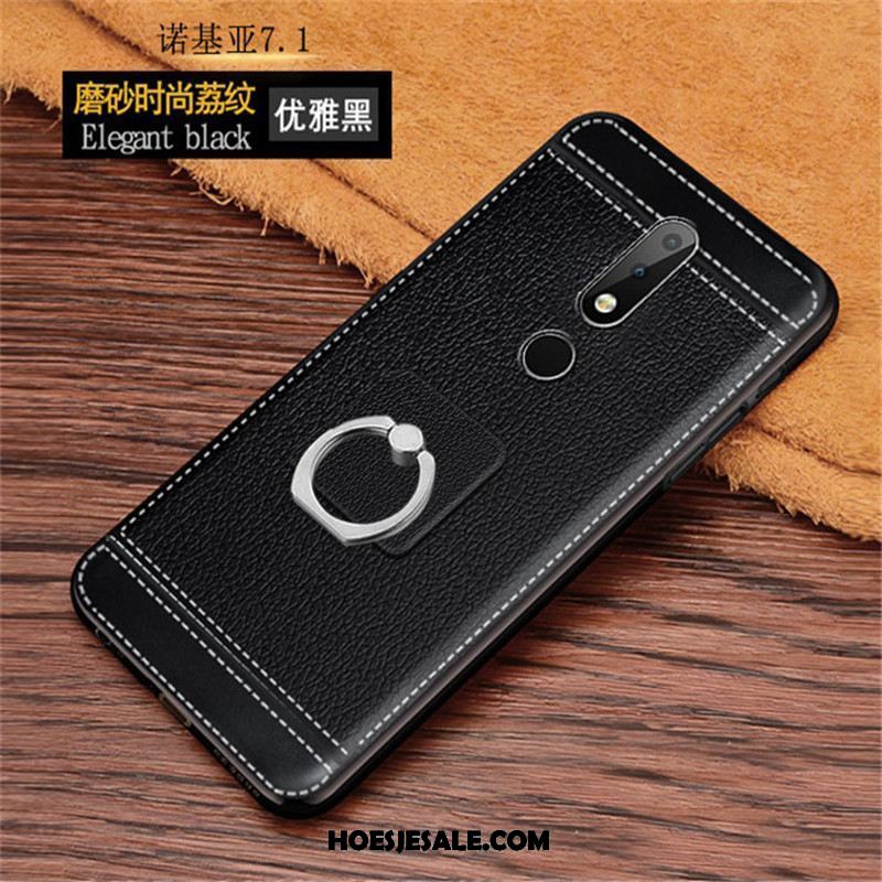Nokia 7.1 Hoesje Blauw Bescherming All Inclusive Siliconen Hoes Kopen