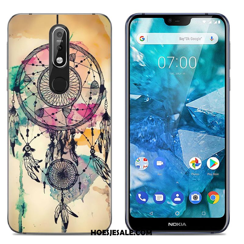 Nokia 7.1 Hoesje Mobiele Telefoon Trend Siliconen Grote Doorzichtig Goedkoop