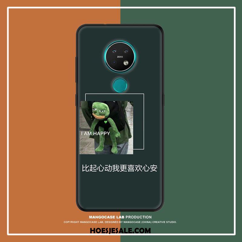 Nokia 7.2 Hoesje Anti-fall Groen Trend Persoonlijk Kunst Sale