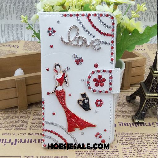 Nokia 7 Hoesje Hanger Bescherming Mobiele Telefoon Met Strass Rood Korting