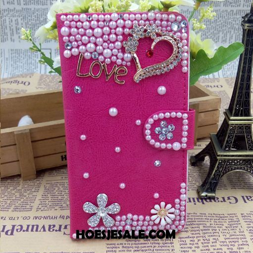 Nokia 7 Hoesje Hanger Bescherming Mobiele Telefoon Met Strass Rood Korting