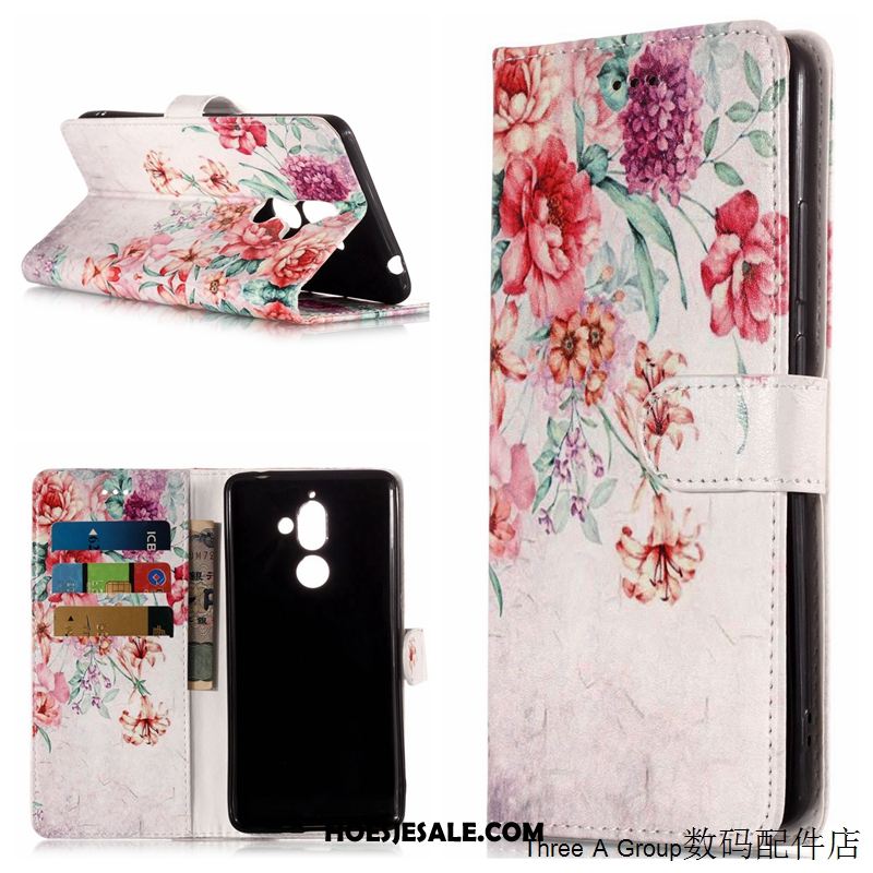 Nokia 7 Plus Hoesje Bescherming Folio Hoes All Inclusive Leren Etui Winkel