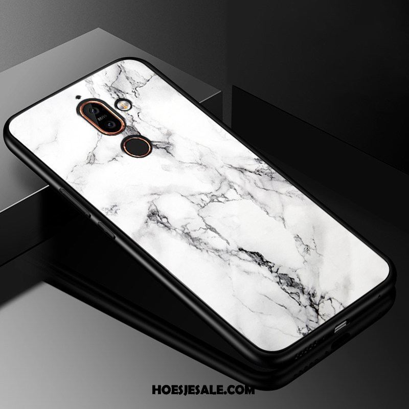 Nokia 7 Plus Hoesje Glas Spotprent Bescherming Hoes Trend Kopen