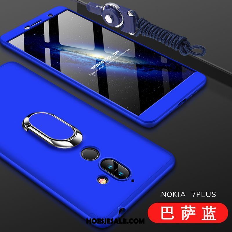 Nokia 7 Plus Hoesje Hard Bescherming Rose Goud Hoes All Inclusive Goedkoop