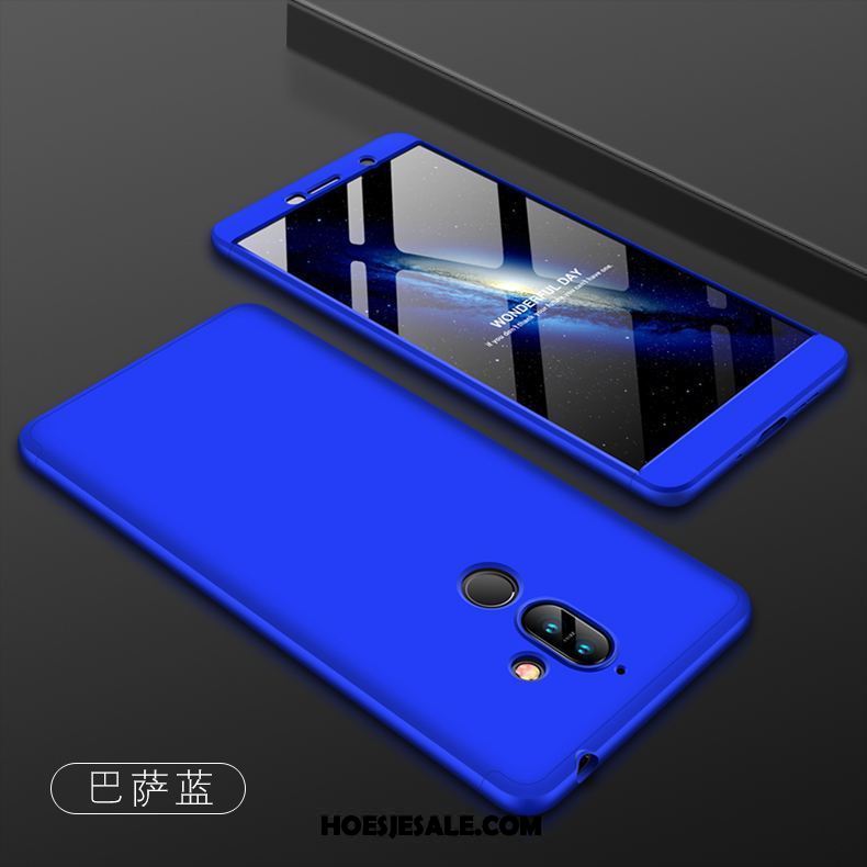 Nokia 7 Plus Hoesje Hard Schrobben Mobiele Telefoon All Inclusive Blauw Goedkoop