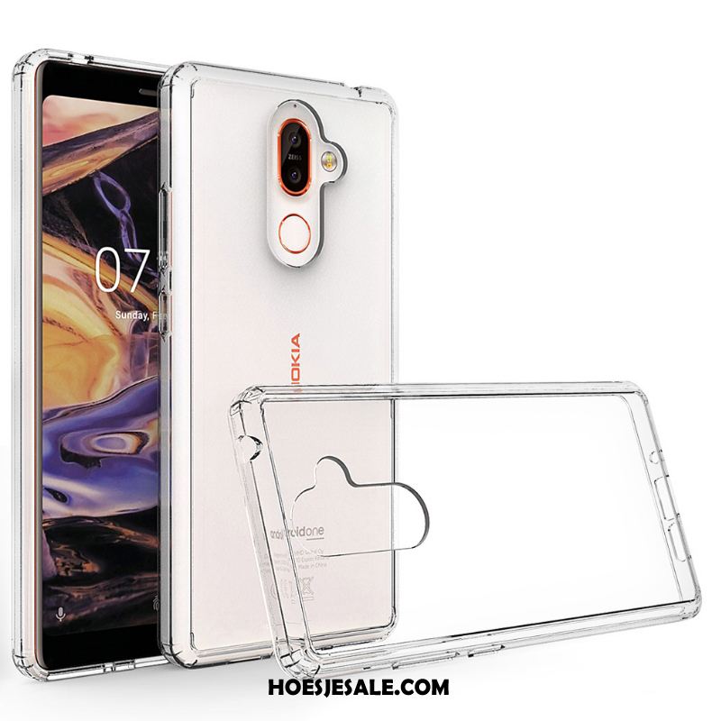 Nokia 7 Plus Hoesje Hoes Bescherming Mobiele Telefoon Zwart Anti-fall Sale