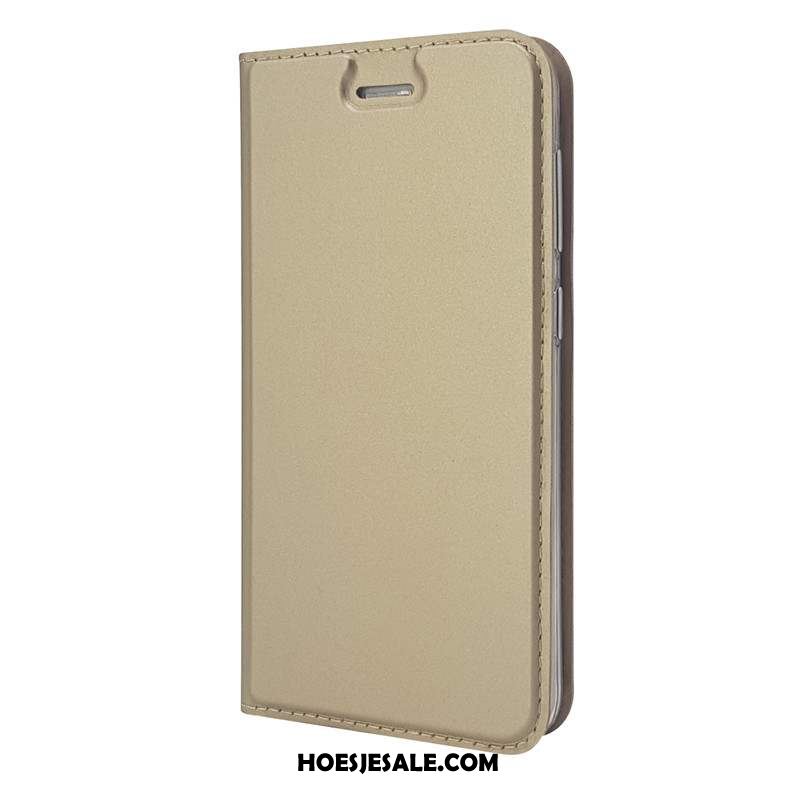 Nokia 7 Plus Hoesje Leren Etui Zwart Bescherming Mobiele Telefoon Hoes Korting
