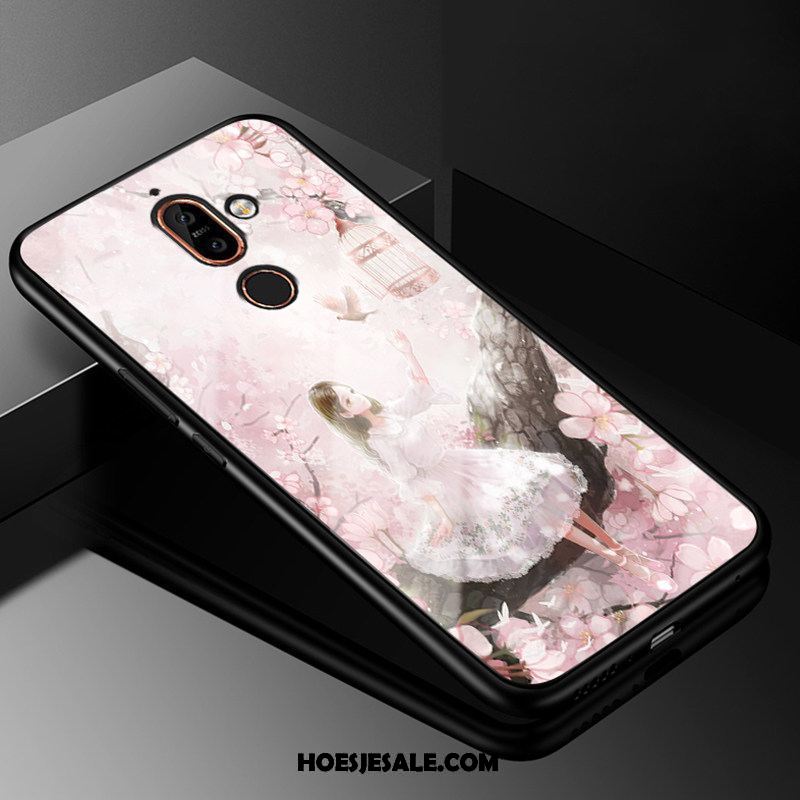 Nokia 7 Plus Hoesje Mobiele Telefoon Hoes Grappig Glas Mode Goedkoop