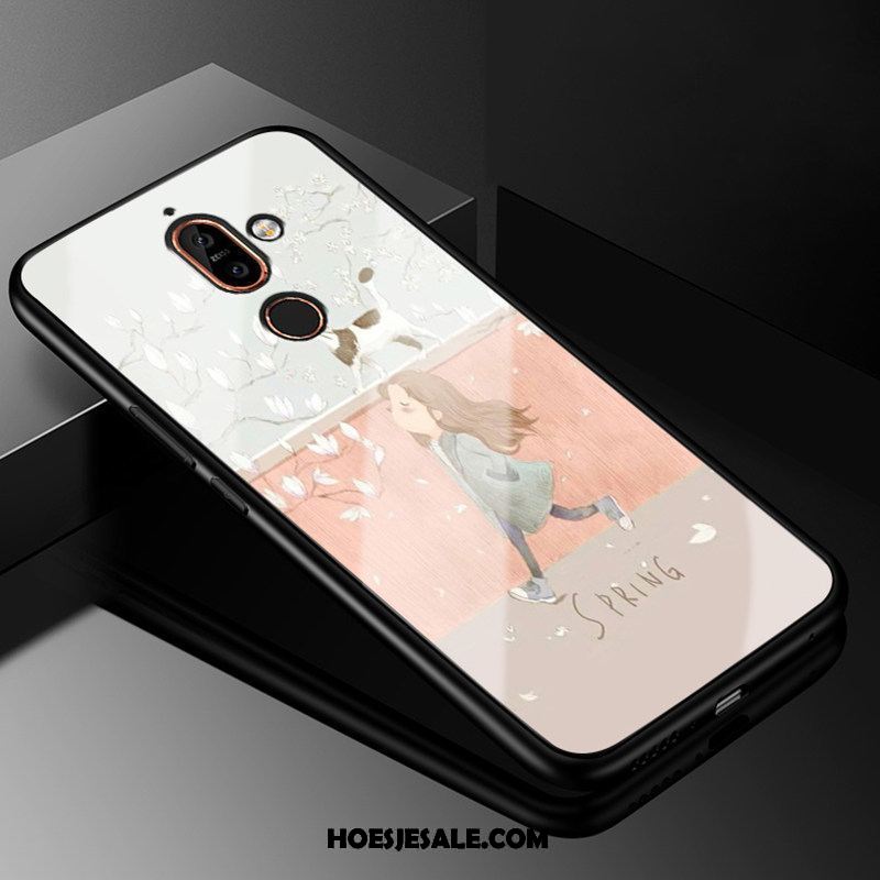 Nokia 7 Plus Hoesje Mobiele Telefoon Hoes Grappig Glas Mode Goedkoop