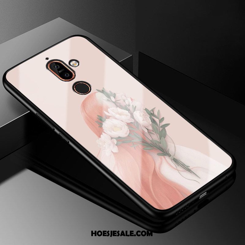 Nokia 7 Plus Hoesje Mobiele Telefoon Hoes Grappig Glas Mode Goedkoop