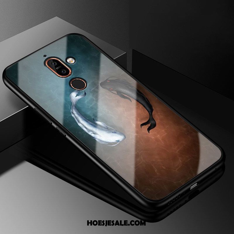 Nokia 7 Plus Hoesje Mobiele Telefoon Hoes Grappig Glas Mode Goedkoop