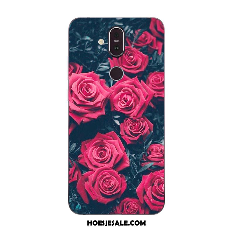 Nokia 8.1 Hoesje Bescherming Anti-fall Spotprent Hoes Nieuw Kopen