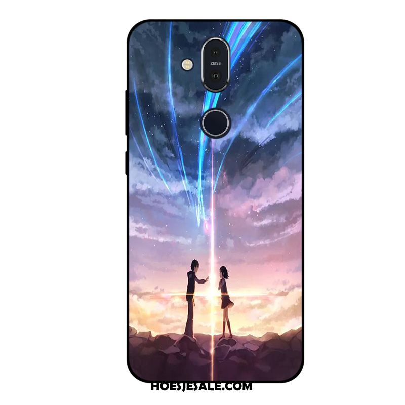 Nokia 8.1 Hoesje Mobiele Telefoon Zacht Purper Hoes Anti-fall Kopen